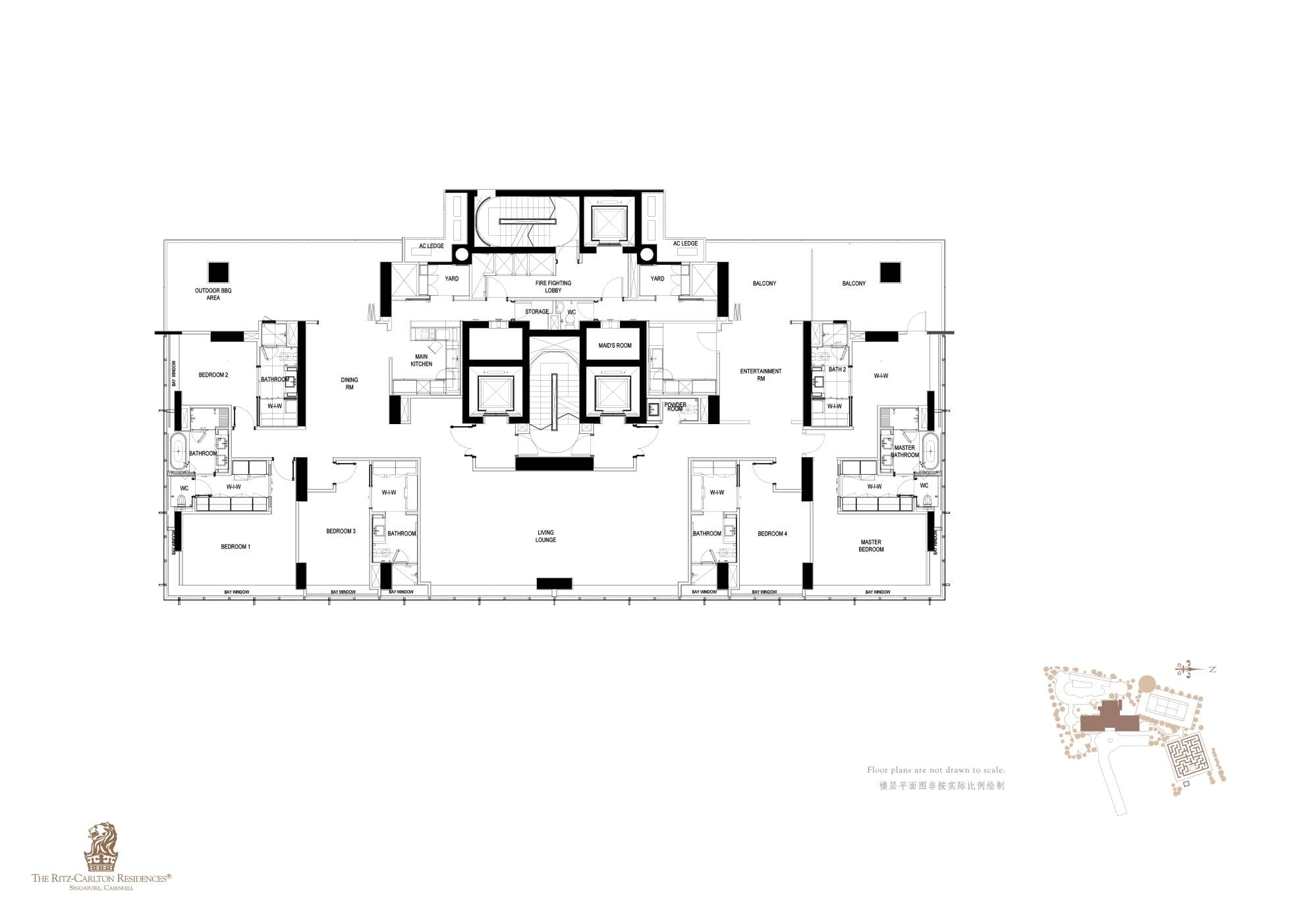 Mega Bedroom floor plan